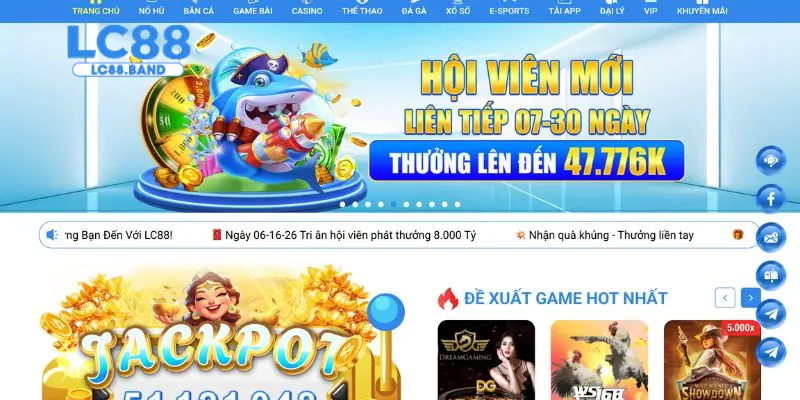 Giao diện của nền tàng